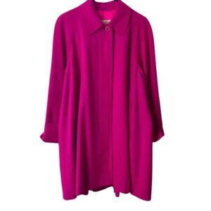 Carol Cohen Sanyo 100% Wool Coat Vintage Size S
